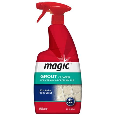 Experience the magic of clean grout with our top-rated cleaner